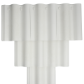 WHITE - Spanish Barrel Tile